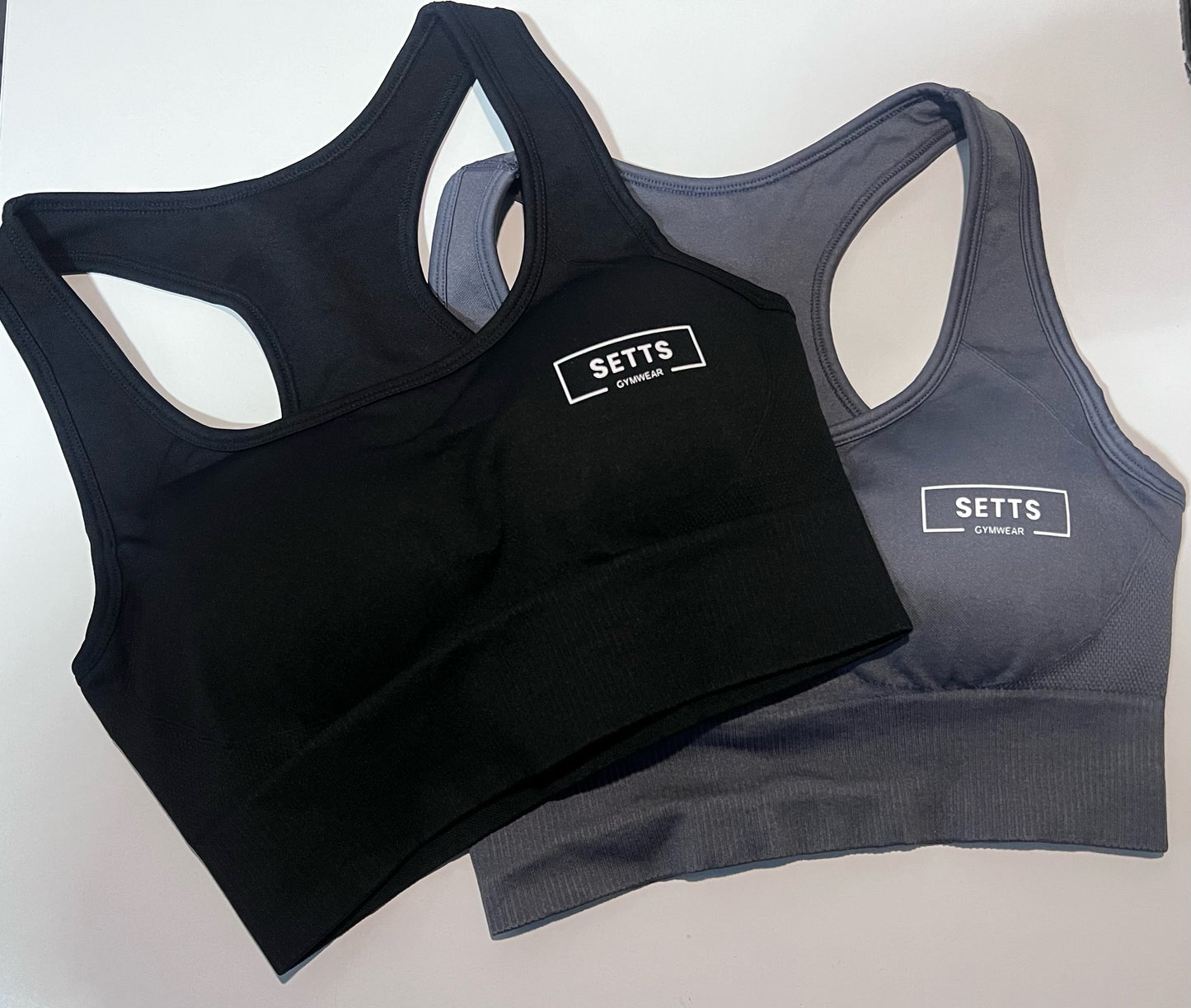 Setts Essentials Black sports bra